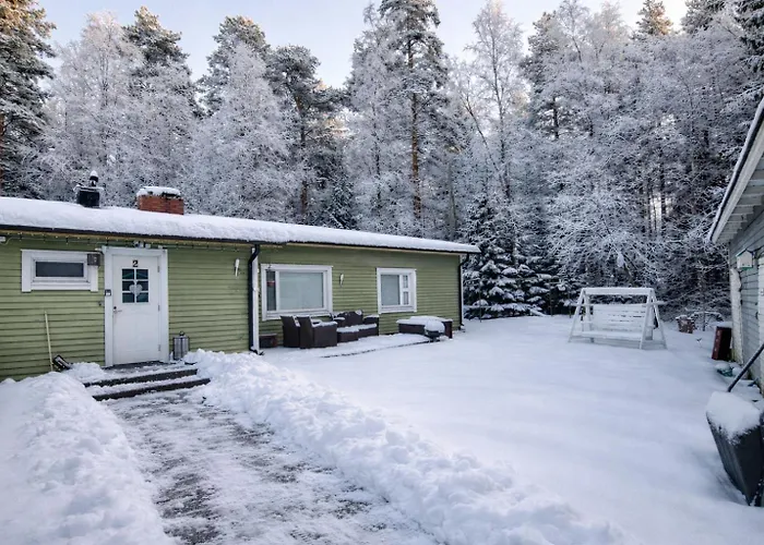 Semesterbostad Lumi & Luonto - Entire 100 Sqm 3-br House With Private Wood Fired Sauna *